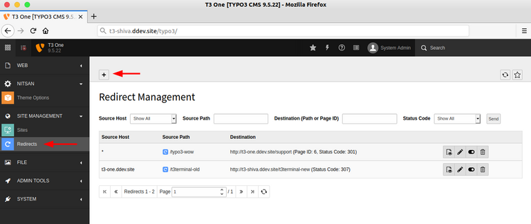 Manage My TYPO3 Redirects Manage My TYPO3 Redirects