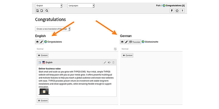 Step:4 The screen now displays two versions Step:4 The screen now displays two versions