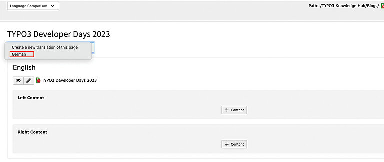 Translate into german Translate into german