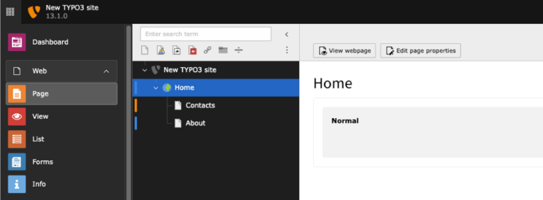 Labels & Colors in TYPO3 Page Tree