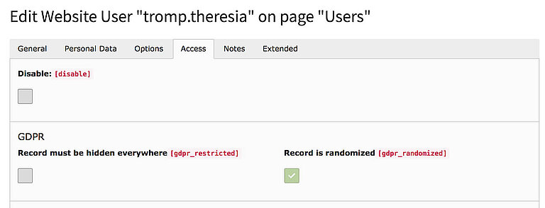Make TYPO3 compatible with GDPR Make TYPO3 compatible with GDPR