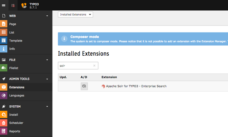 How to Install TYPO3 Solr Extension?