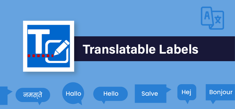 Translatable Labels for Editors Translatable Labels for Editors