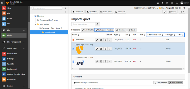 Introduce Edit-Specific Metadata at Filelist Modul Introduce Edit-Specific Metadata at Filelist Modul