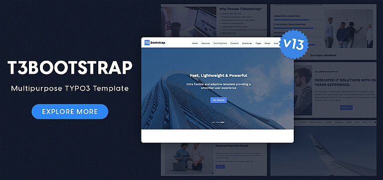 Latest Updates in T3Bootstrap - Multipurpose TYPO3 Template Latest Updates in T3Bootstrap - Multipurpose TYPO3 Template
