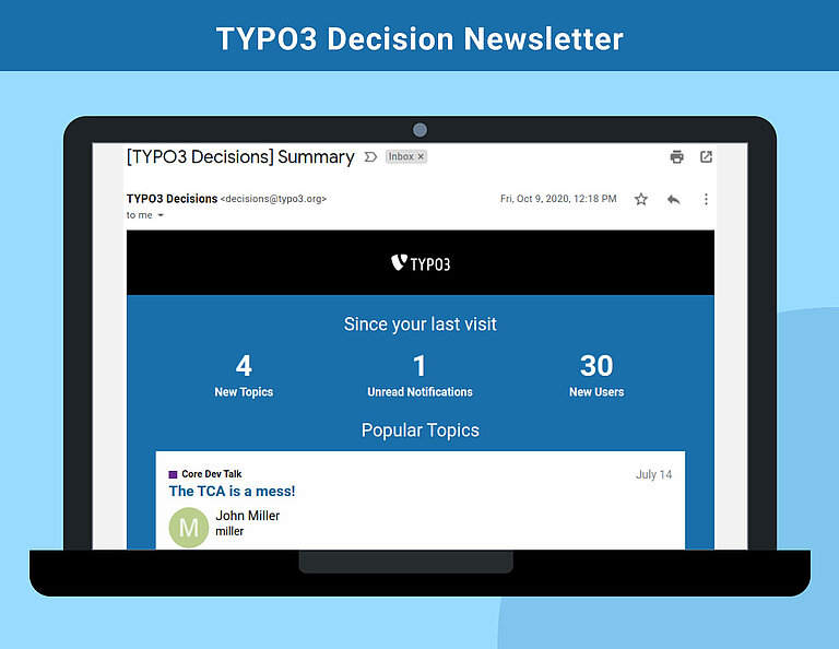 TYPO3 Decision Newsletter