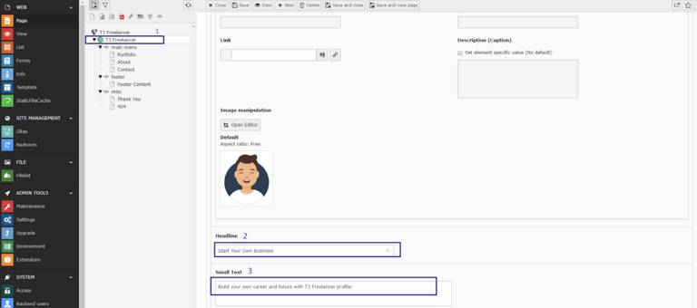Add an attractive header