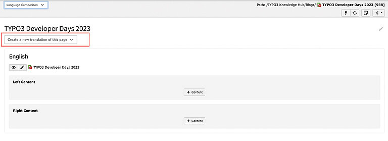 Create a new translation of this page Create a new translation of this page