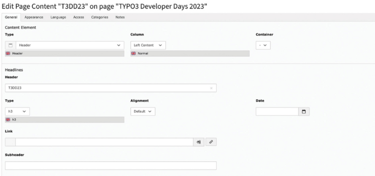 Adjust/Translate Content Elements Adjust/Translate Content Elements