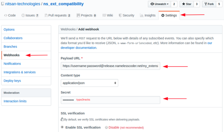 Release Extension from Github to TER