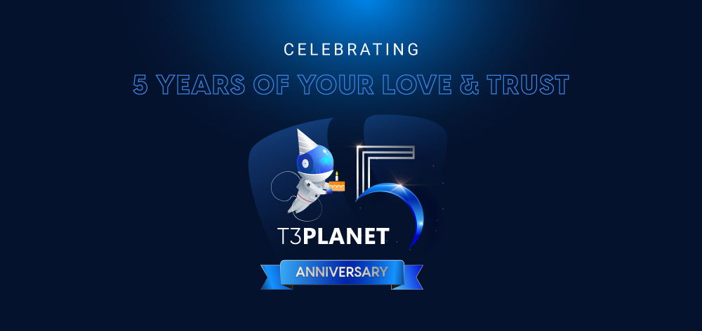T3Planet’s 5th Orbit: A Stellar Milestone in the TYPO3 Galaxy
