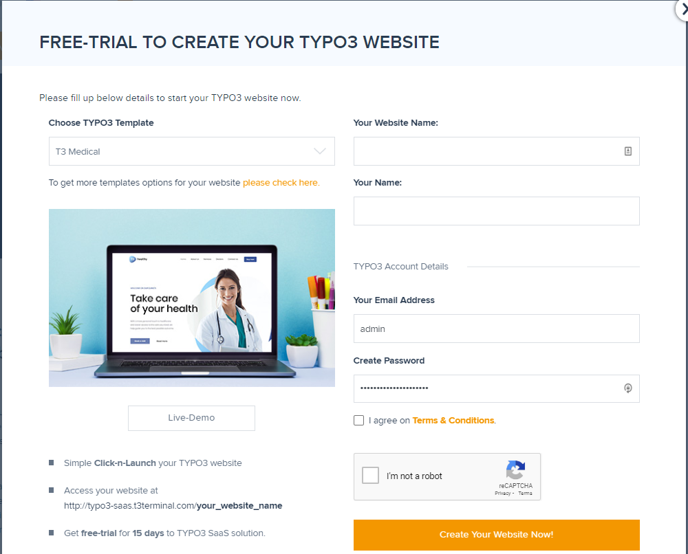 Sign in or create an account