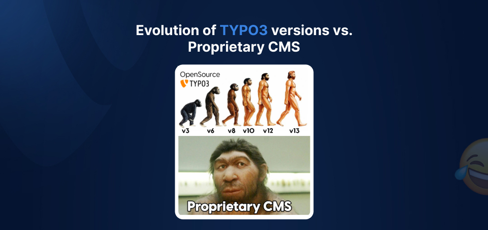 Evolution of WordPress versions vs. TYPO3