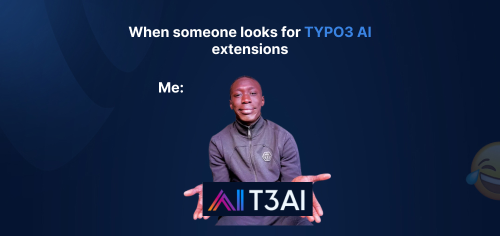 When someone looks for TYPO3 AI extensions [Image]
