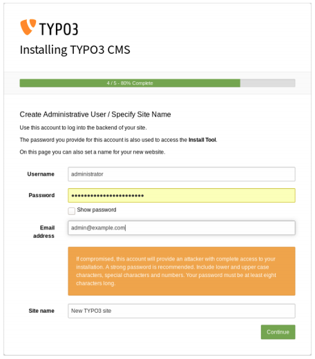 Administrator Email Address