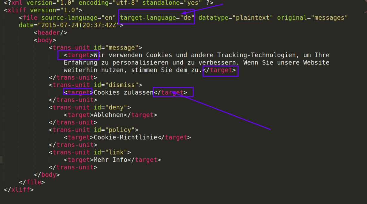 change and add other language labels change and add other language labels