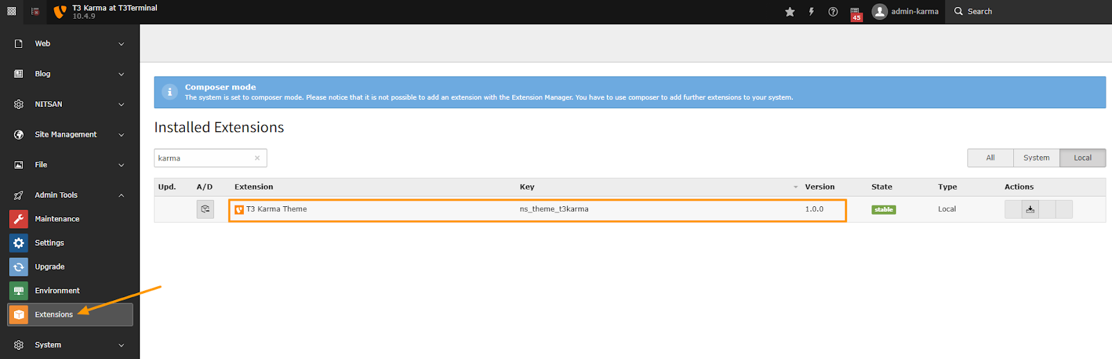 Install your purchased TYPO3 template Install your purchased TYPO3 template