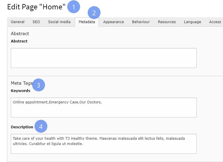 Set Meta Description & Tags Set Meta Description & Tags