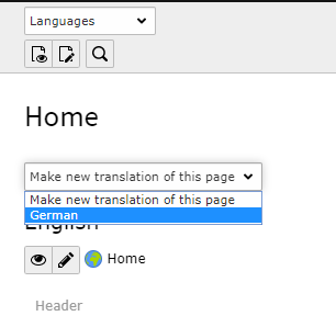 translation drop-down translation drop-down