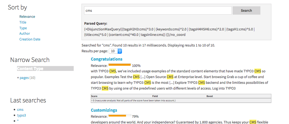 Apache Solr for TYPO3 - Rich and Speed-up Your Site’s Search