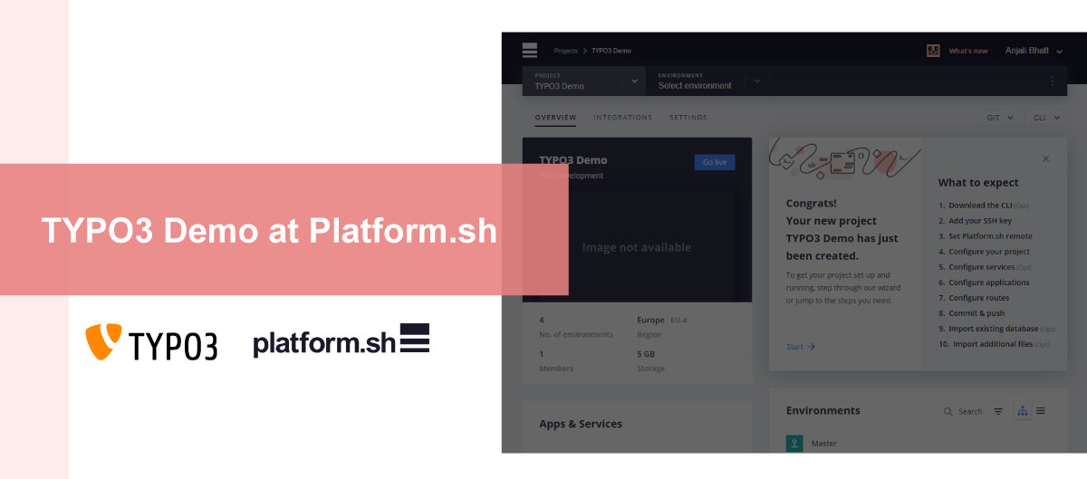 TYPO3 Demo at Platform.sh TYPO3 Demo at Platform.sh