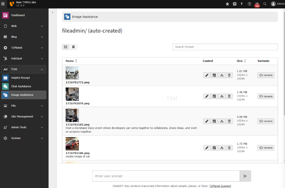 AI Image as Custom Module