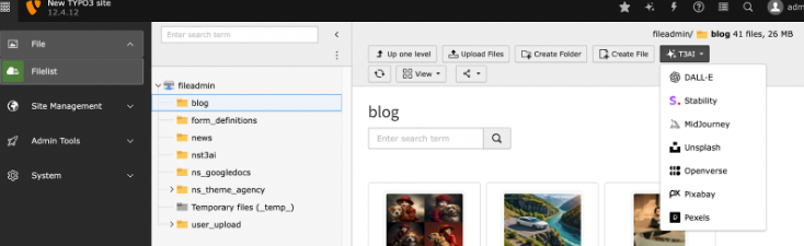 AI Image at File Module