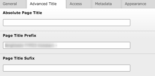 Advanced Page Title Advanced Page Title
