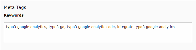 Set Keywords Set Keywords