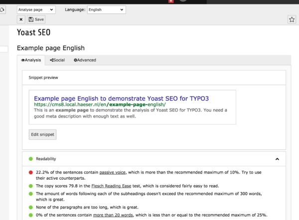 TYPO3 Yoast SEO TYPO3 Yoast SEO