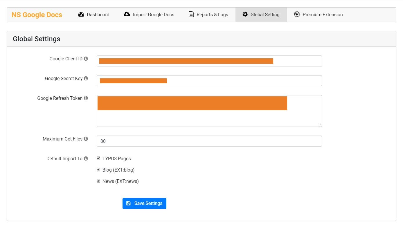 Configuration: Setup You Google’s Credentials
