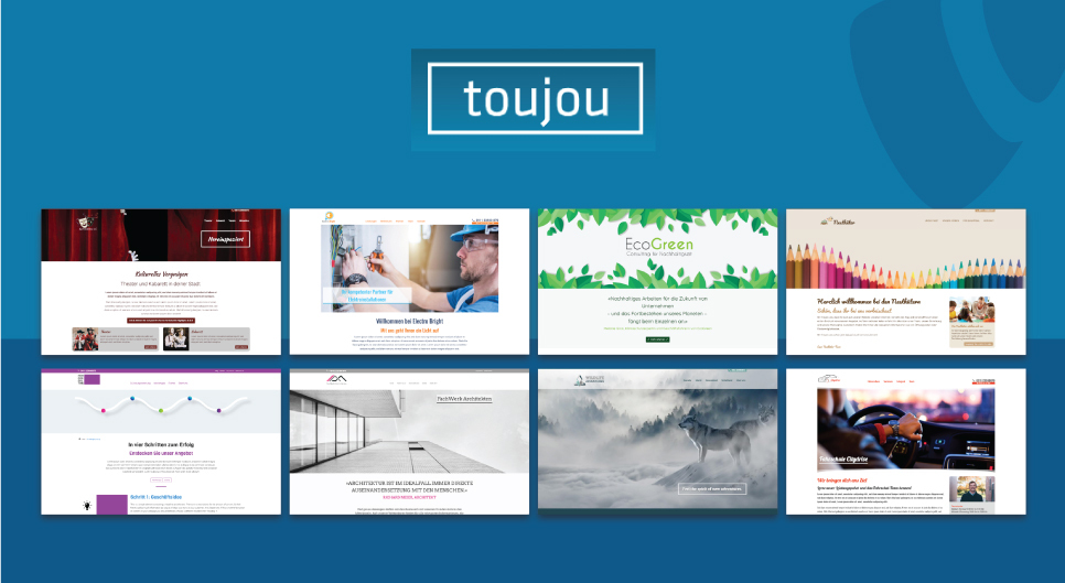 Toujou - TYPO3 Templates and SaaS  Toujou - TYPO3 Templates and SaaS