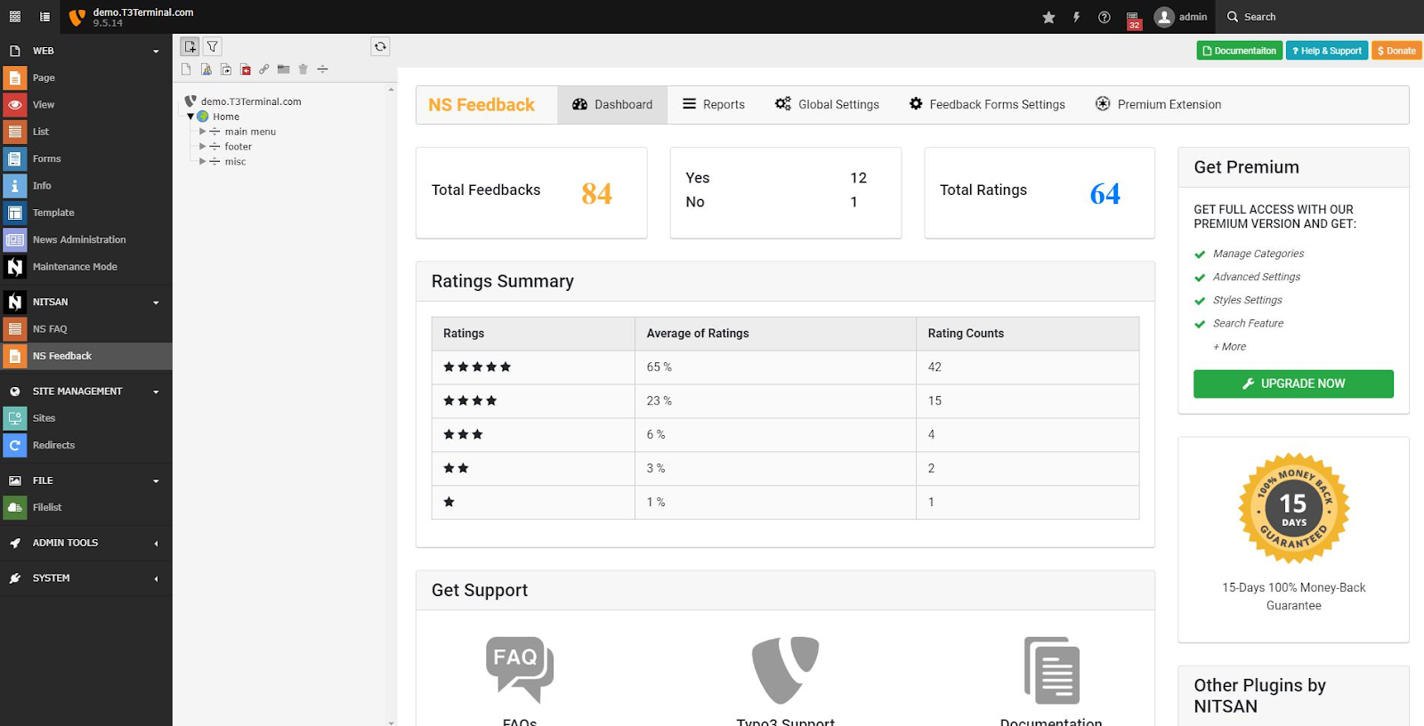 TYPO3 Feedback Extension