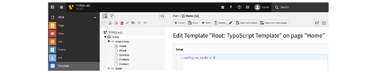 #2 Enable TYPO3’s built-in cache