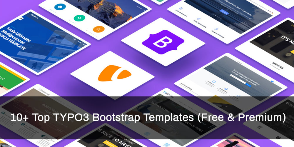 10+ Top TYPO3 bootstrap templates
