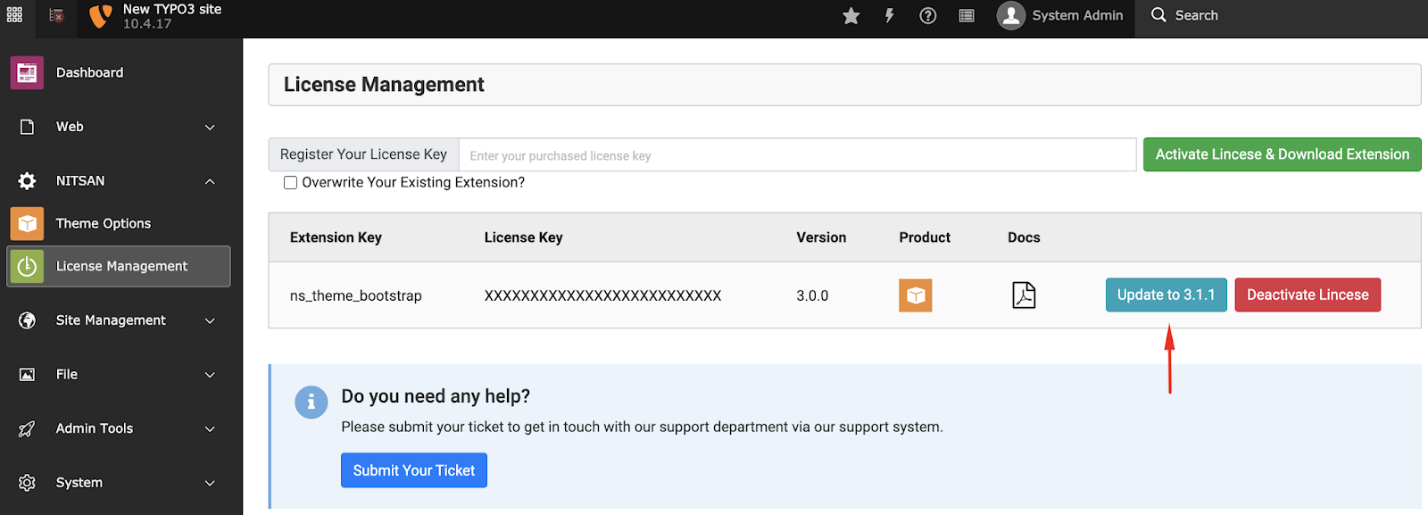 Introduced One Click Product Updates