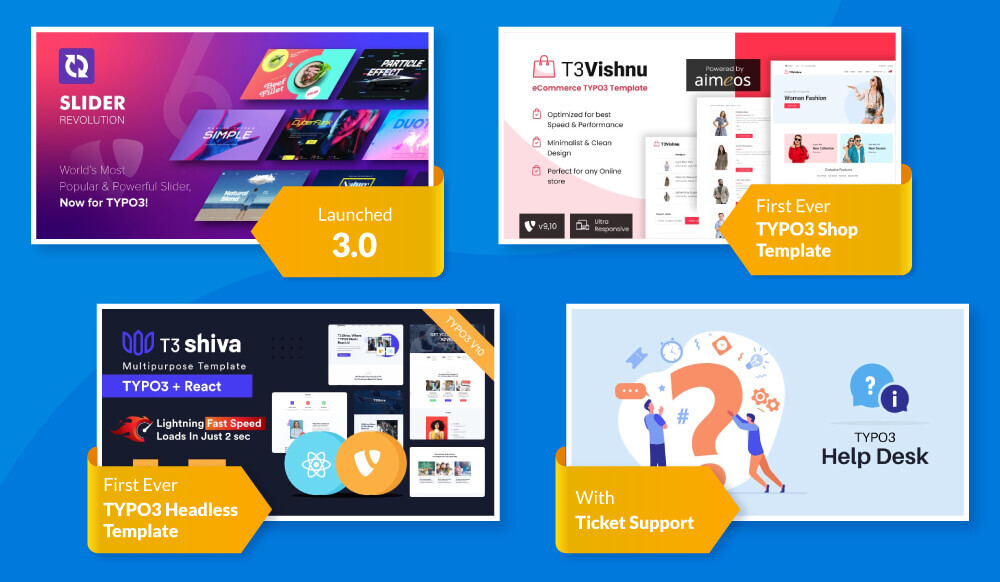 Launched Unique TYPO3 Products