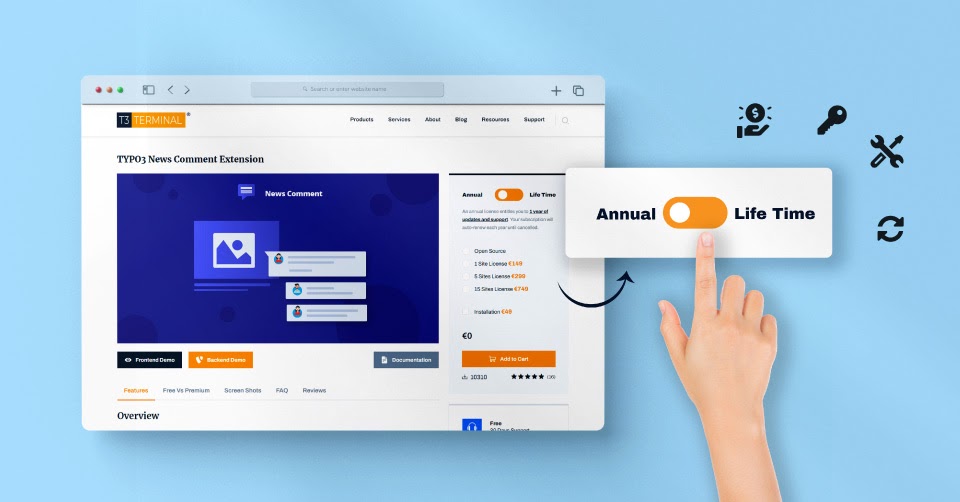 Launched Annual & Lifetime Subscription Model