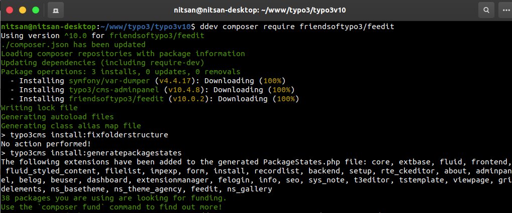 Installation with Composer