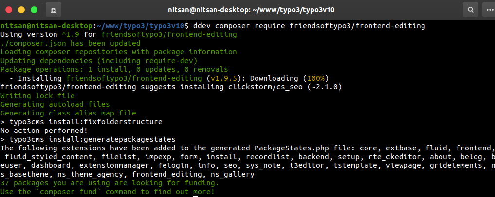 Installation with Composer