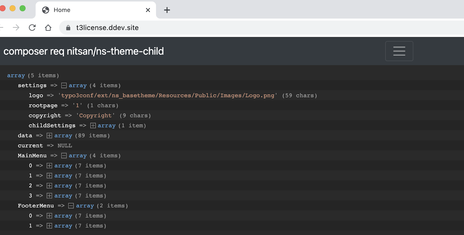 What is {_all} in TYPO3 Fluid?