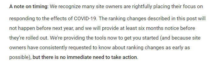 The vitality of Core Web Vitals