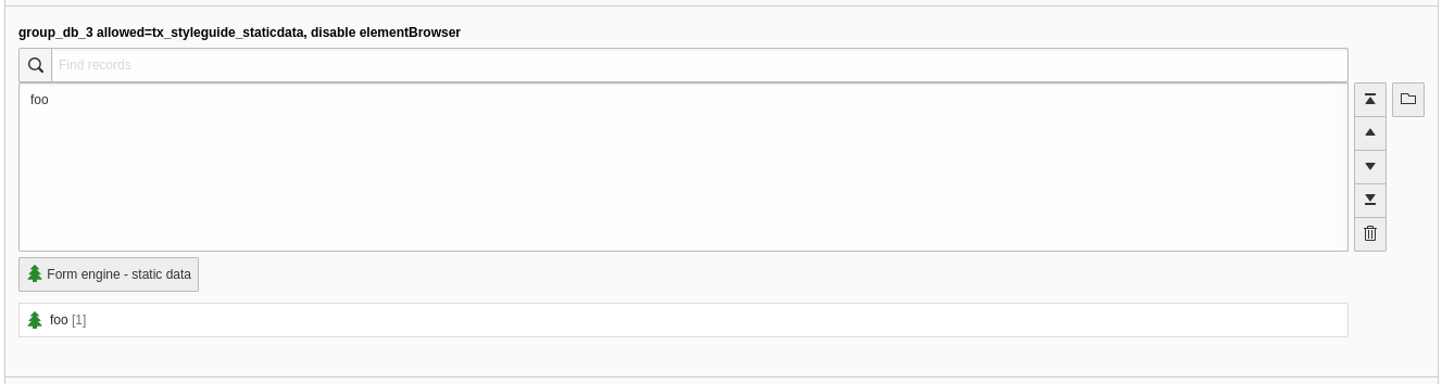 TCA 8. Group DB (with Disable Element Browser) TCA 8. Group DB (with Disable Element Browser)