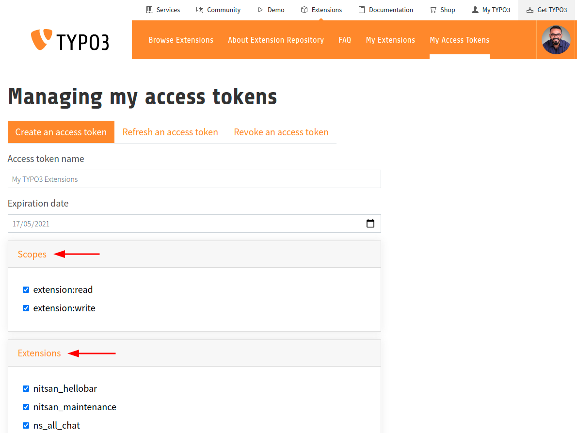 Get Your Access Tokens Get Your Access Tokens