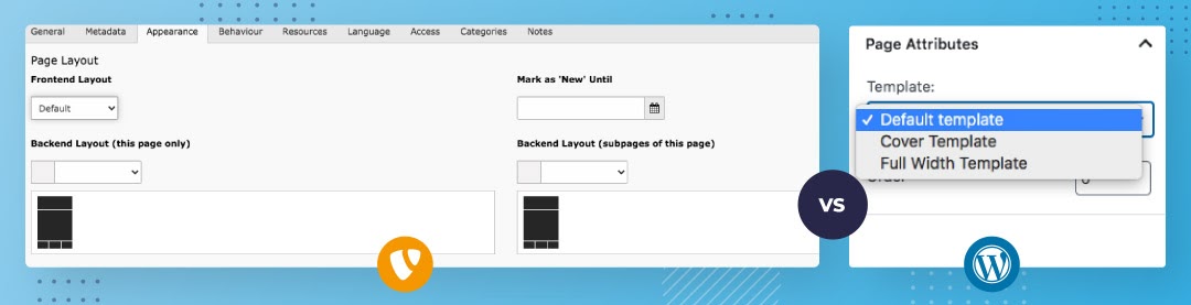 Easy to Choose TYPO3 Frontend Layouts