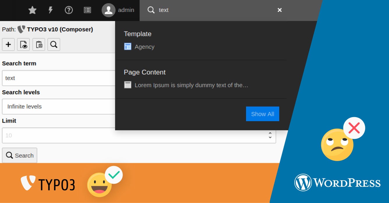Global Search in Backend