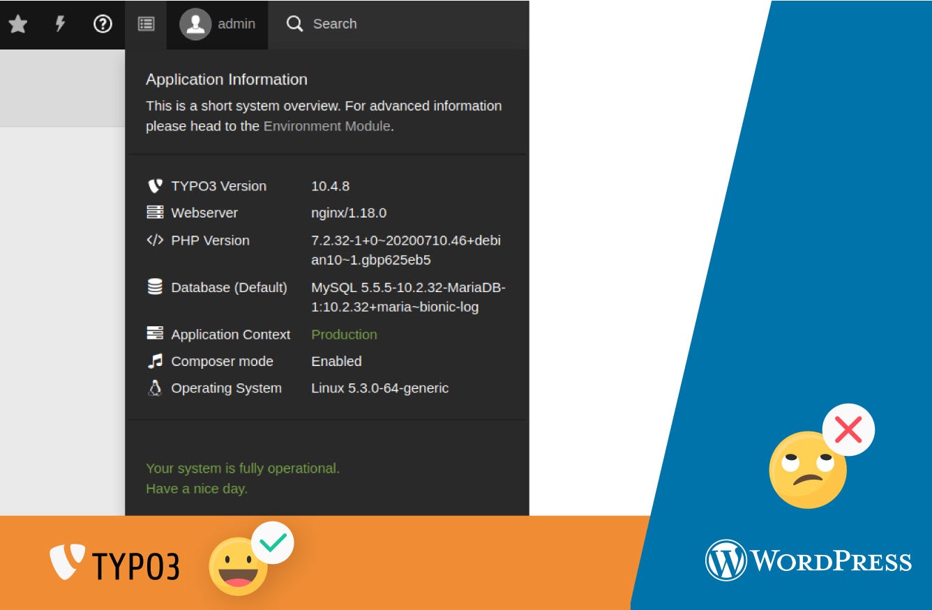 Manage TYPO3 Server Environment
