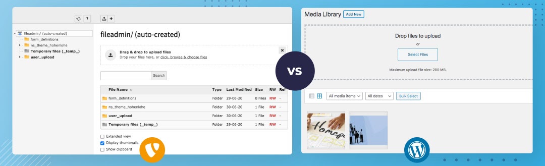 Organized Files & Assets Management in TYPO3