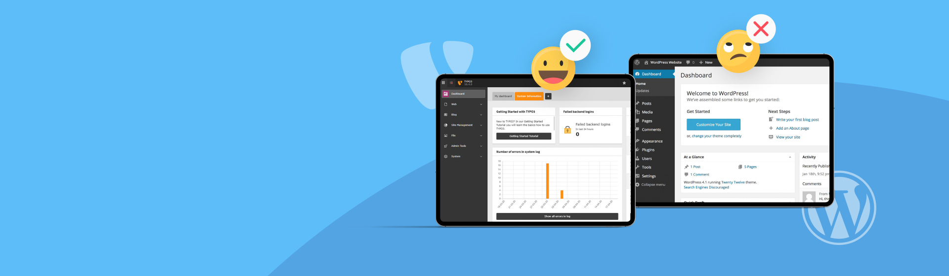 TYPO3 vs WordPress Controversy (Revealed with Infographics)