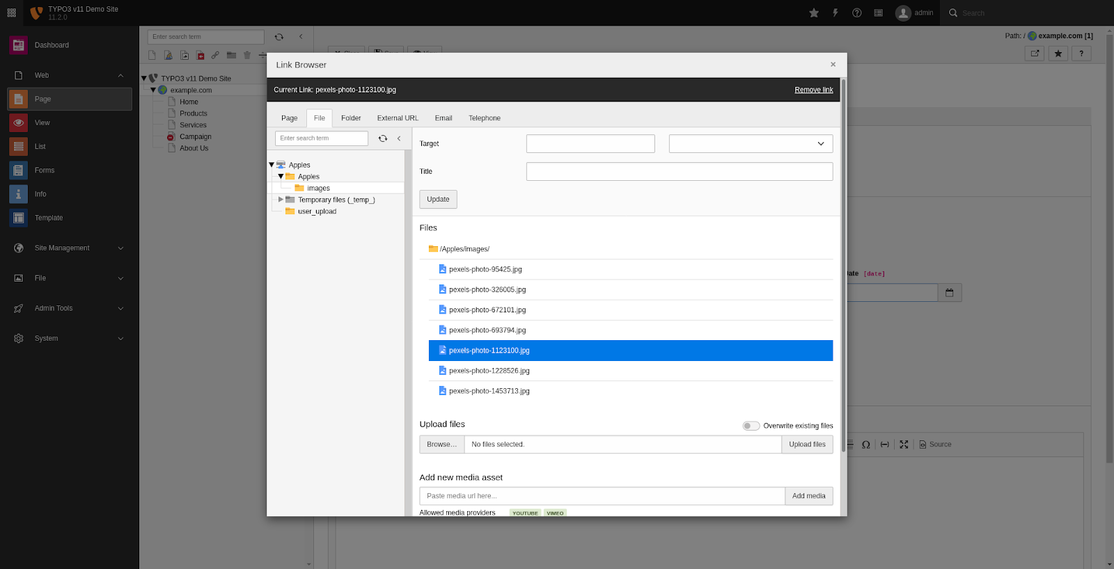Filterable Trees in Record Selectors and Link Pickers